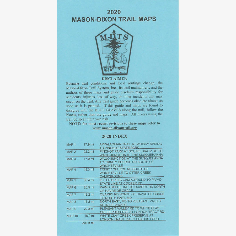 Mason-Dixon Trail Maps