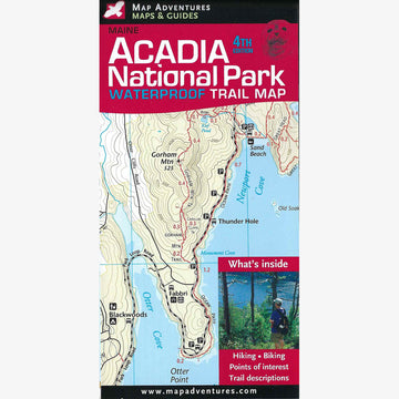 Acadia National Park Trail Map