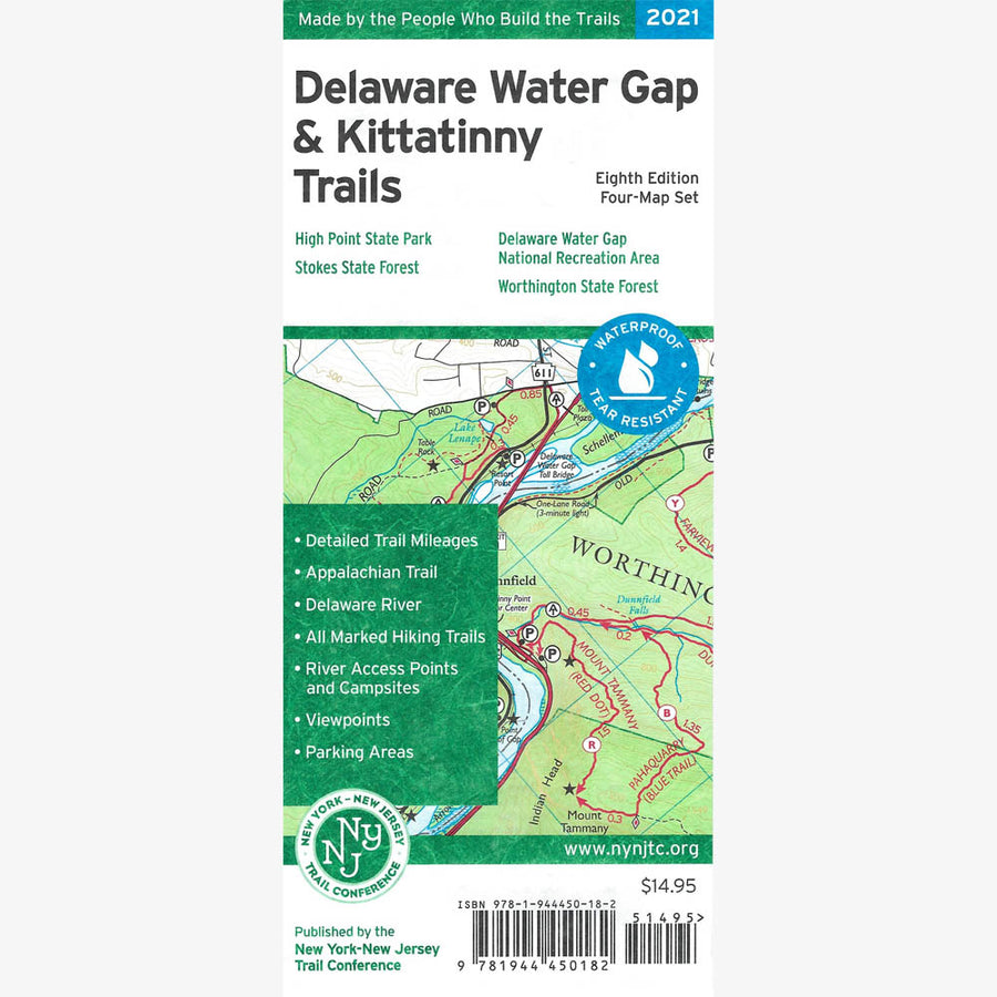 Delaware Water Gap & Kittatinny Trails Map Set
