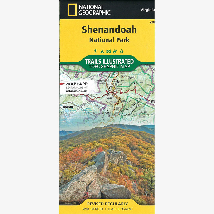 Shenandoah National Park Map